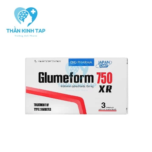 Glumeform 750 xr - Hộp 3 vỉ x 10 viên